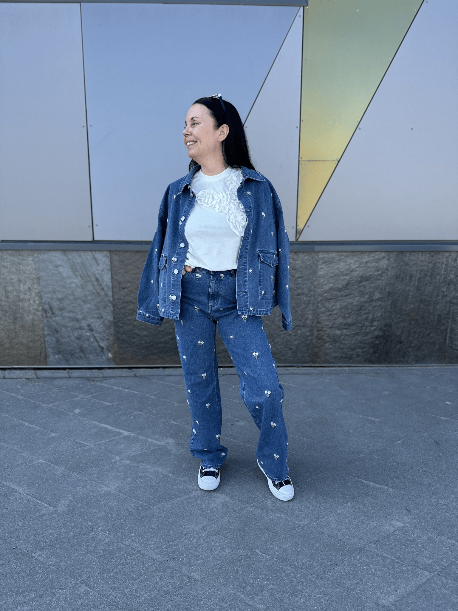 PCFLORA Jeans - Medium Blue Denim - VERO MODA & VILA Bergvik